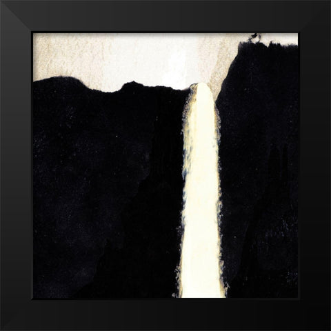 Largo 110 Black Modern Wood Framed Art Print by Aryai, Sia