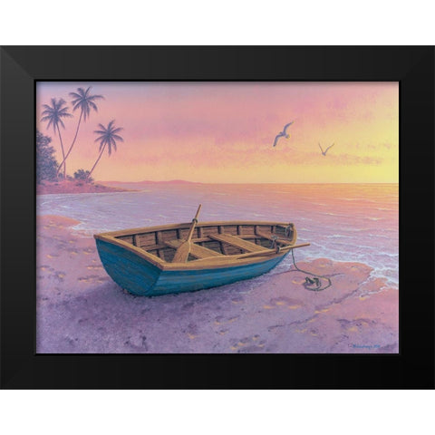 Life is but a Dream Black Modern Wood Framed Art Print by Courtney, Richard