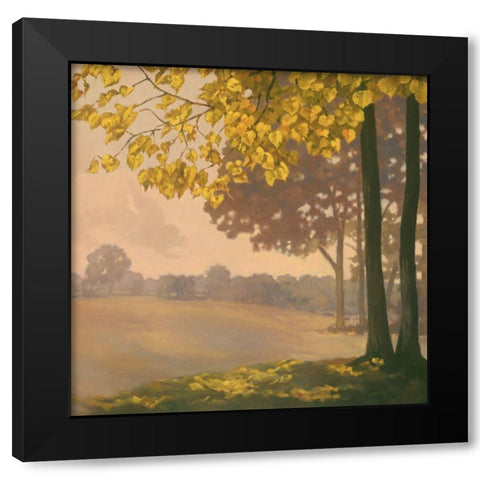 Autumn Memories Black Modern Wood Framed Art Print by Reynolds, Graham