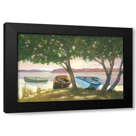 Lakeside II Black Modern Wood Framed Art Print by Reynolds, Graham