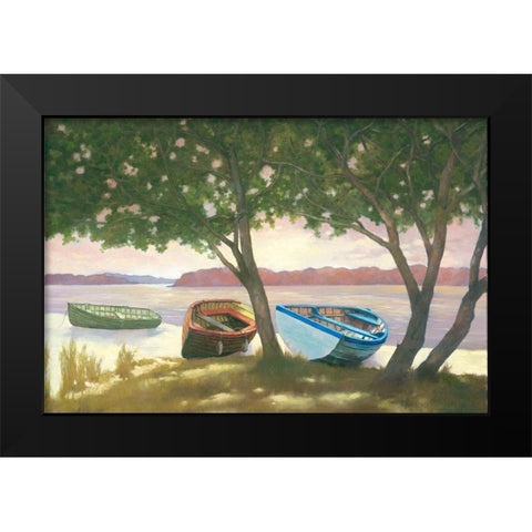 Lakeside II Black Modern Wood Framed Art Print by Reynolds, Graham