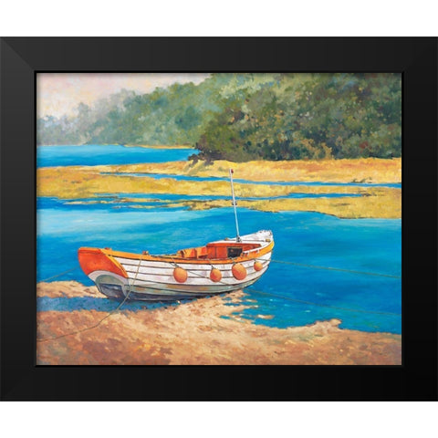 Fishing Boat I Black Modern Wood Framed Art Print by Reynolds, Graham