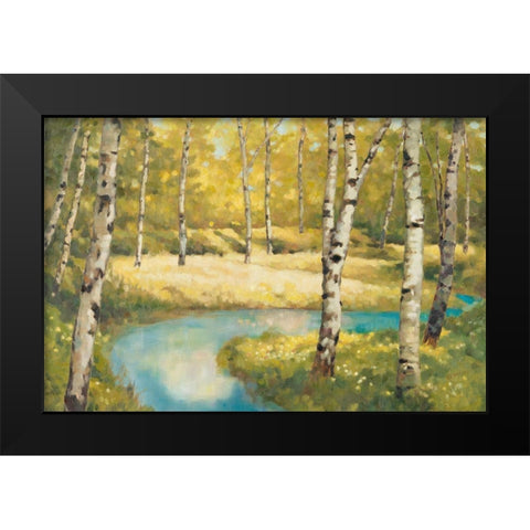 Peat Cut Black Modern Wood Framed Art Print by Reynolds, Graham