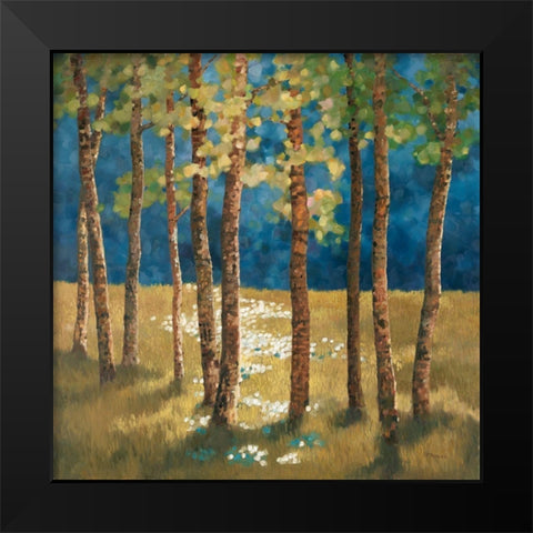 Secret Glade Black Modern Wood Framed Art Print by Reynolds, Graham