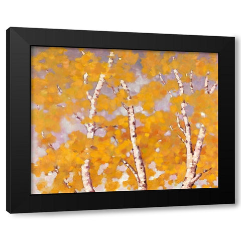Soft Breeze Black Modern Wood Framed Art Print with Double Matting by Reynolds, Graham