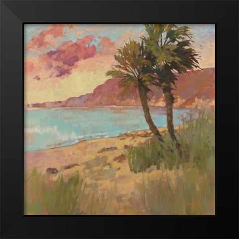 Coastal Palms Black Modern Wood Framed Art Print by Reynolds, Graham