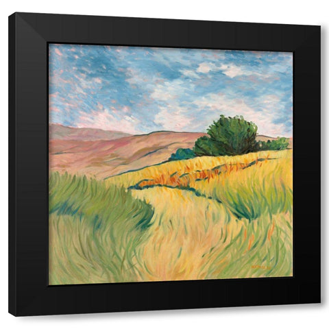 High Season Black Modern Wood Framed Art Print by Reynolds, Graham