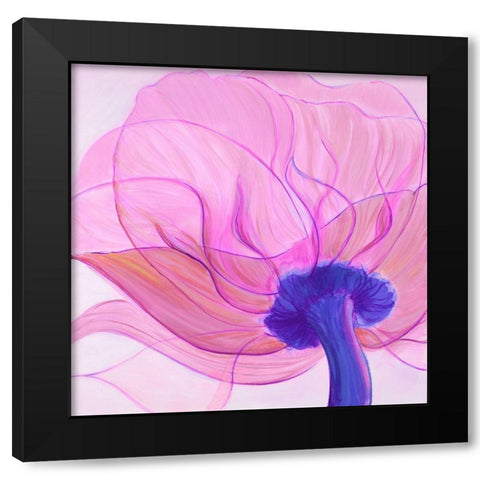 Luminous Flower I I Black Modern Wood Framed Art Print by Joy, Julie
