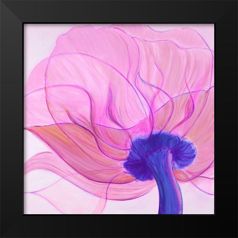Luminous Flower I I Black Modern Wood Framed Art Print by Joy, Julie