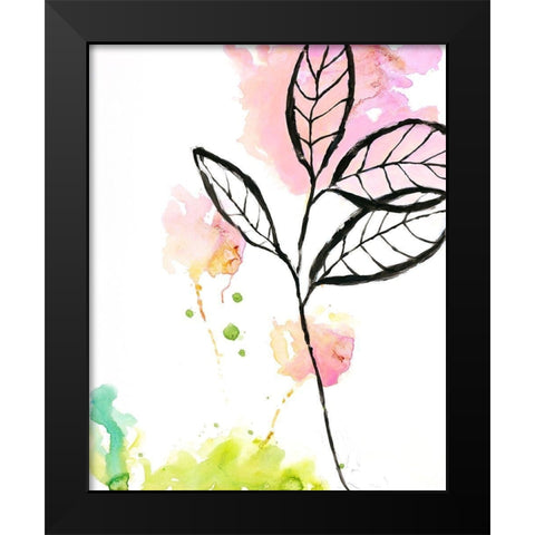 Moment In Nature IV Black Modern Wood Framed Art Print by Joy, Julie