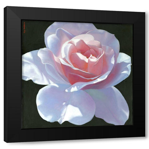 Easy To Love Black Modern Wood Framed Art Print by Montana, Enzo