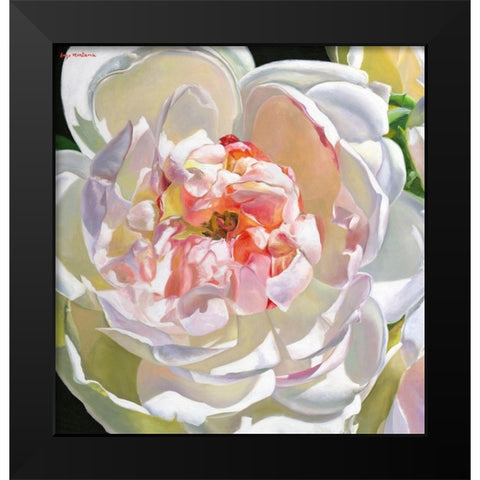 Here,There And Everywhere Black Modern Wood Framed Art Print by Montana, Enzo