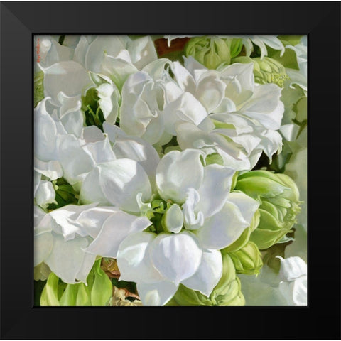 Bright Moments Black Modern Wood Framed Art Print by Montana, Enzo