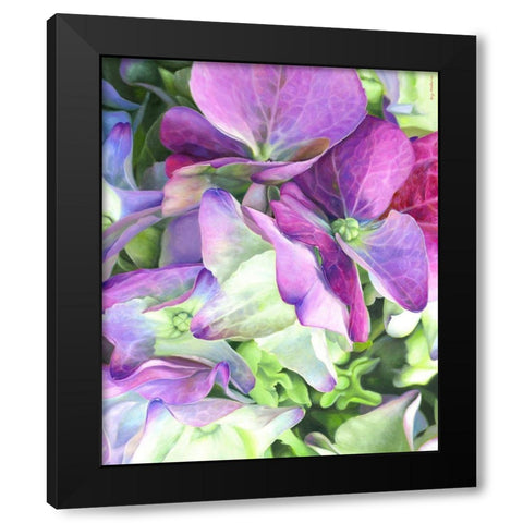 Love Black Modern Wood Framed Art Print by Montana, Enzo