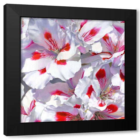 All I Have Is Love Black Modern Wood Framed Art Print with Double Matting by Montana, Enzo