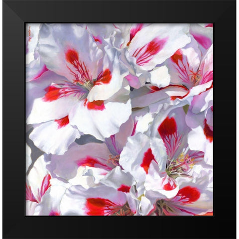 All I Have Is Love Black Modern Wood Framed Art Print by Montana, Enzo