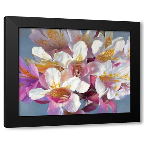 All You Need Is Love Black Modern Wood Framed Art Print with Double Matting by Montana, Enzo