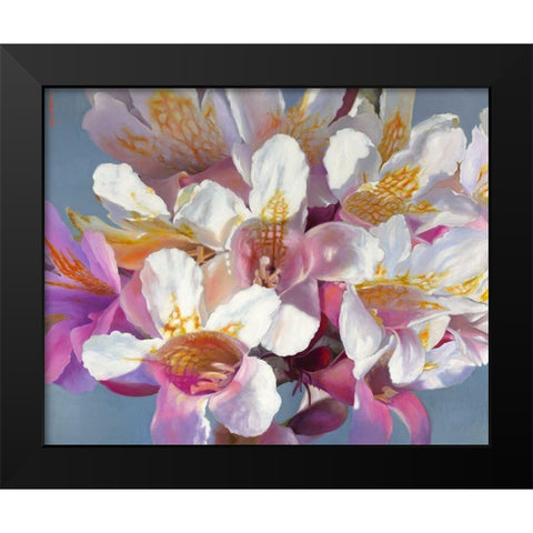 All You Need Is Love Black Modern Wood Framed Art Print by Montana, Enzo