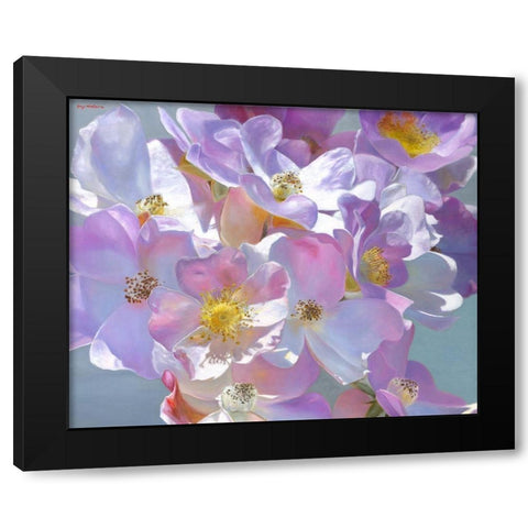 Dear Mama Black Modern Wood Framed Art Print with Double Matting by Montana, Enzo