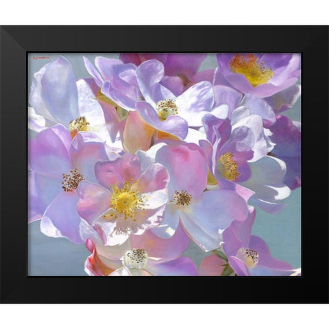 Dear Mama Black Modern Wood Framed Art Print by Montana, Enzo