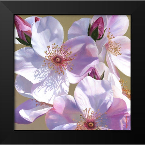 Fascination Black Modern Wood Framed Art Print by Montana, Enzo