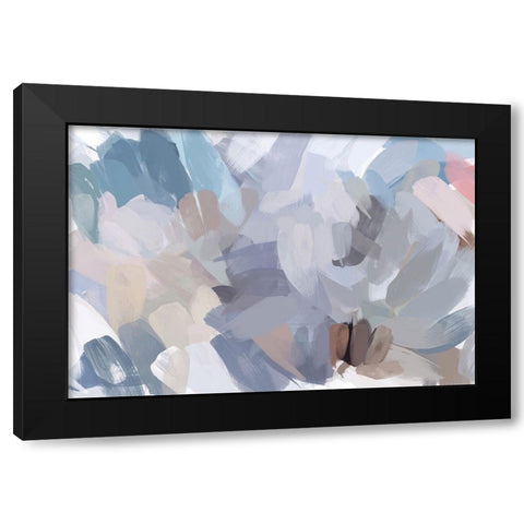 The Color Movement I Black Modern Wood Framed Art Print with Double Matting by Orlov, Irena