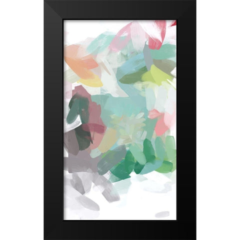 The Color Movement II Black Modern Wood Framed Art Print by Orlov, Irena
