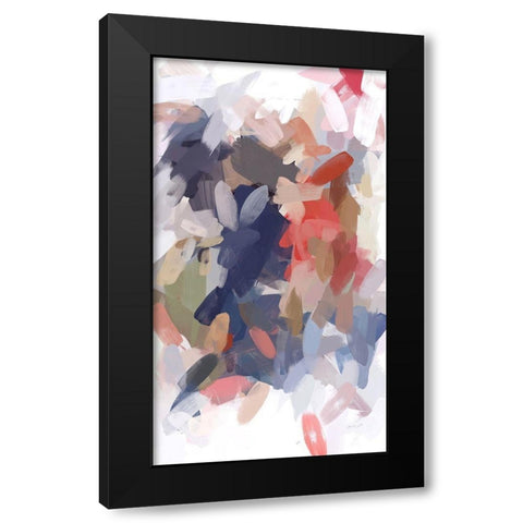 The Color Movement III Black Modern Wood Framed Art Print with Double Matting by Orlov, Irena