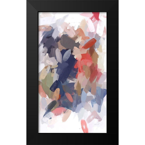 The Color Movement III Black Modern Wood Framed Art Print by Orlov, Irena