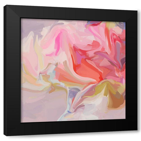 Freedom of expression I Black Modern Wood Framed Art Print by Orlov, Irena