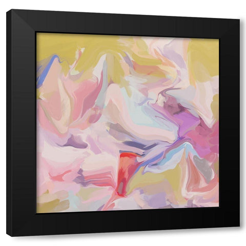 Freedom of expression II Black Modern Wood Framed Art Print by Orlov, Irena