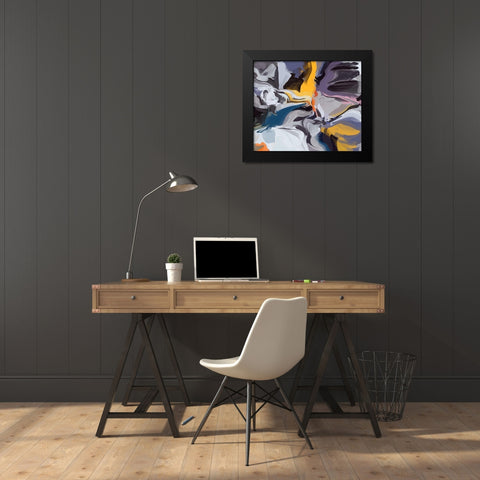 Independence of Reality II Black Modern Wood Framed Art Print by Orlov, Irena