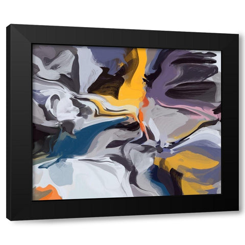 Independence of Reality II Black Modern Wood Framed Art Print with Double Matting by Orlov, Irena