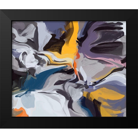 Independence of Reality II Black Modern Wood Framed Art Print by Orlov, Irena