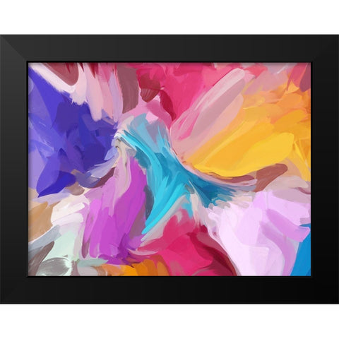 Acceleration II Black Modern Wood Framed Art Print by Orlov, Irena