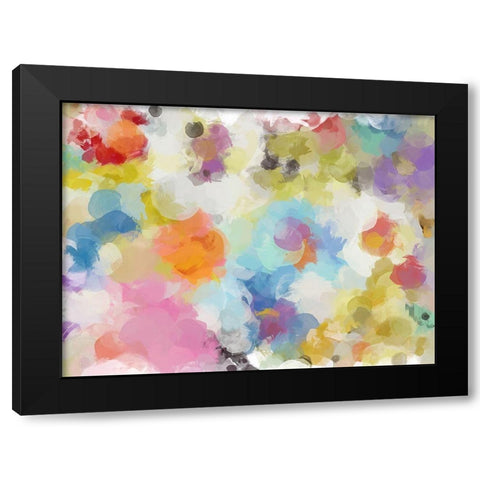 Playful Movement IV Black Modern Wood Framed Art Print by Orlov, Irena