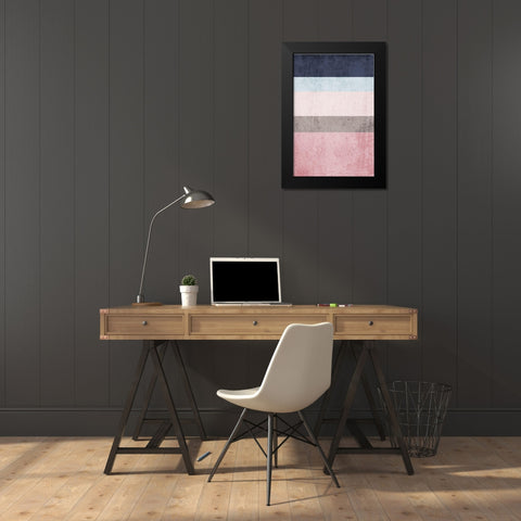 Modern minimalist II Black Modern Wood Framed Art Print by Orlov, Irena