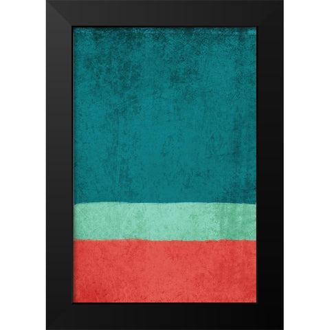 Modern minimalist VIII Black Modern Wood Framed Art Print by Orlov, Irena