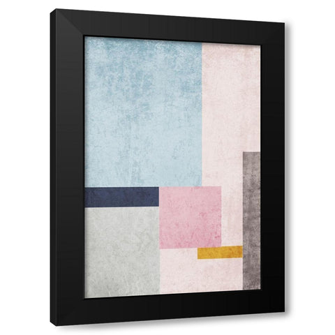 Modern minimalist XIV Black Modern Wood Framed Art Print with Double Matting by Orlov, Irena