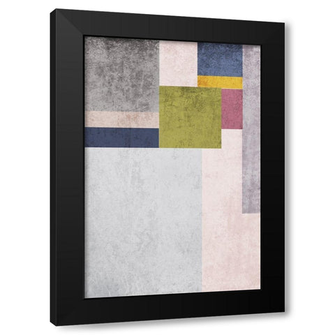 Modern minimalist XVI Black Modern Wood Framed Art Print with Double Matting by Orlov, Irena