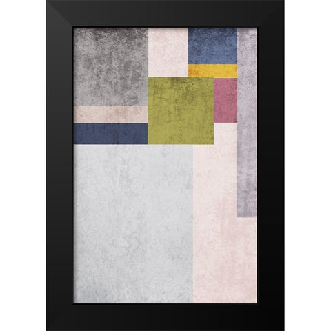 Modern minimalist XVI Black Modern Wood Framed Art Print by Orlov, Irena