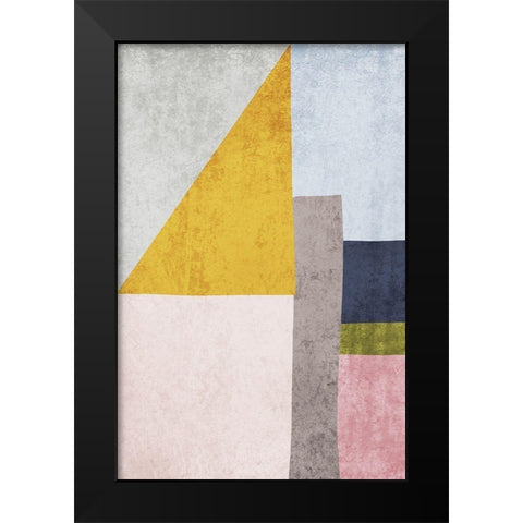 Modern minimalist XVII Black Modern Wood Framed Art Print by Orlov, Irena
