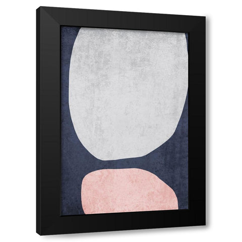 Minimalist Geometric I Black Modern Wood Framed Art Print by Orlov, Irena