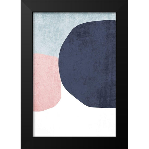 Minimalist Geometric III Black Modern Wood Framed Art Print by Orlov, Irena