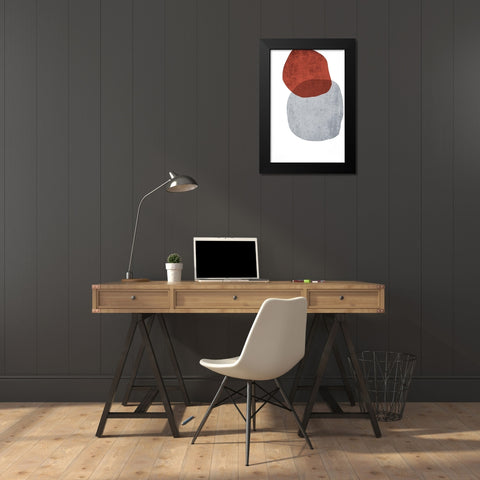 Minimalist Geometric IV Black Modern Wood Framed Art Print by Orlov, Irena
