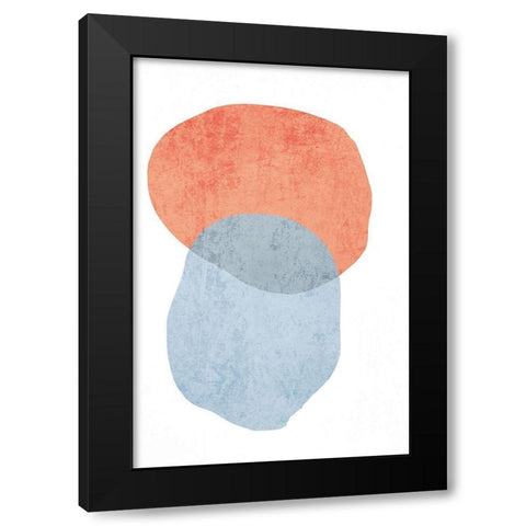 Minimalist Geometric V Black Modern Wood Framed Art Print by Orlov, Irena