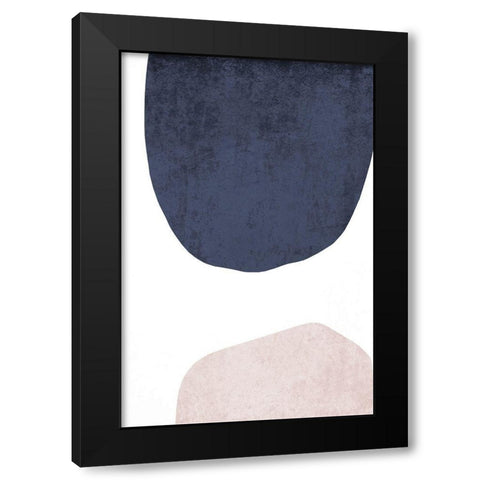 Minimalist Geometric VII Black Modern Wood Framed Art Print by Orlov, Irena