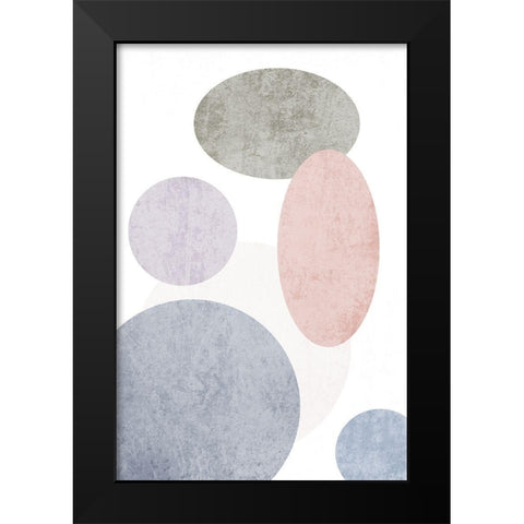 Minimalist Geometric VIII Black Modern Wood Framed Art Print by Orlov, Irena