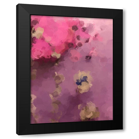 Color and Shape II Black Modern Wood Framed Art Print by Orlov, Irena