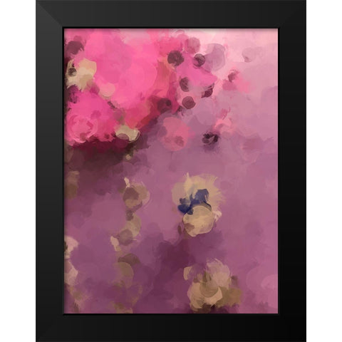 Color and Shape II Black Modern Wood Framed Art Print by Orlov, Irena